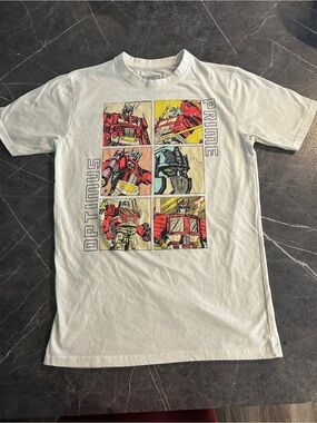 Transformers Graphic Short Sleeve Tee - White
